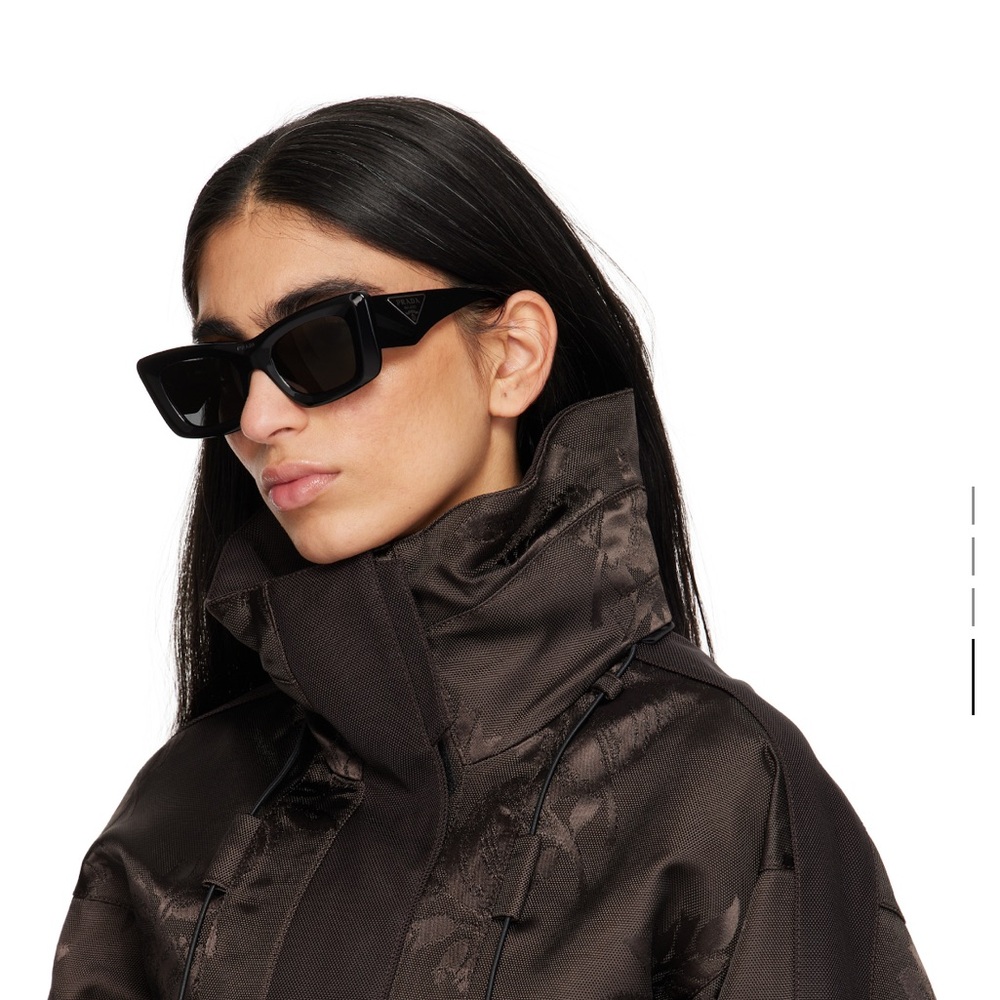 Prada Cat-eye Havana Sunglasses in Black